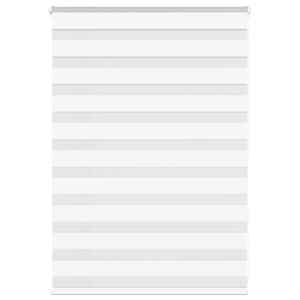 Zebra roleta bílá 110x100 cm šířka látky 105,9 cm polyester - obrázek 1