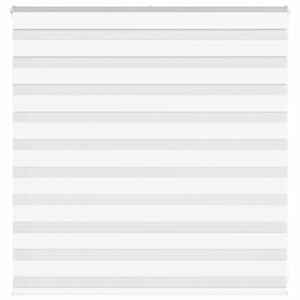 Zebra roleta bílá 150x100 cm šířka látky 145,9 cm polyester - obrázek 1