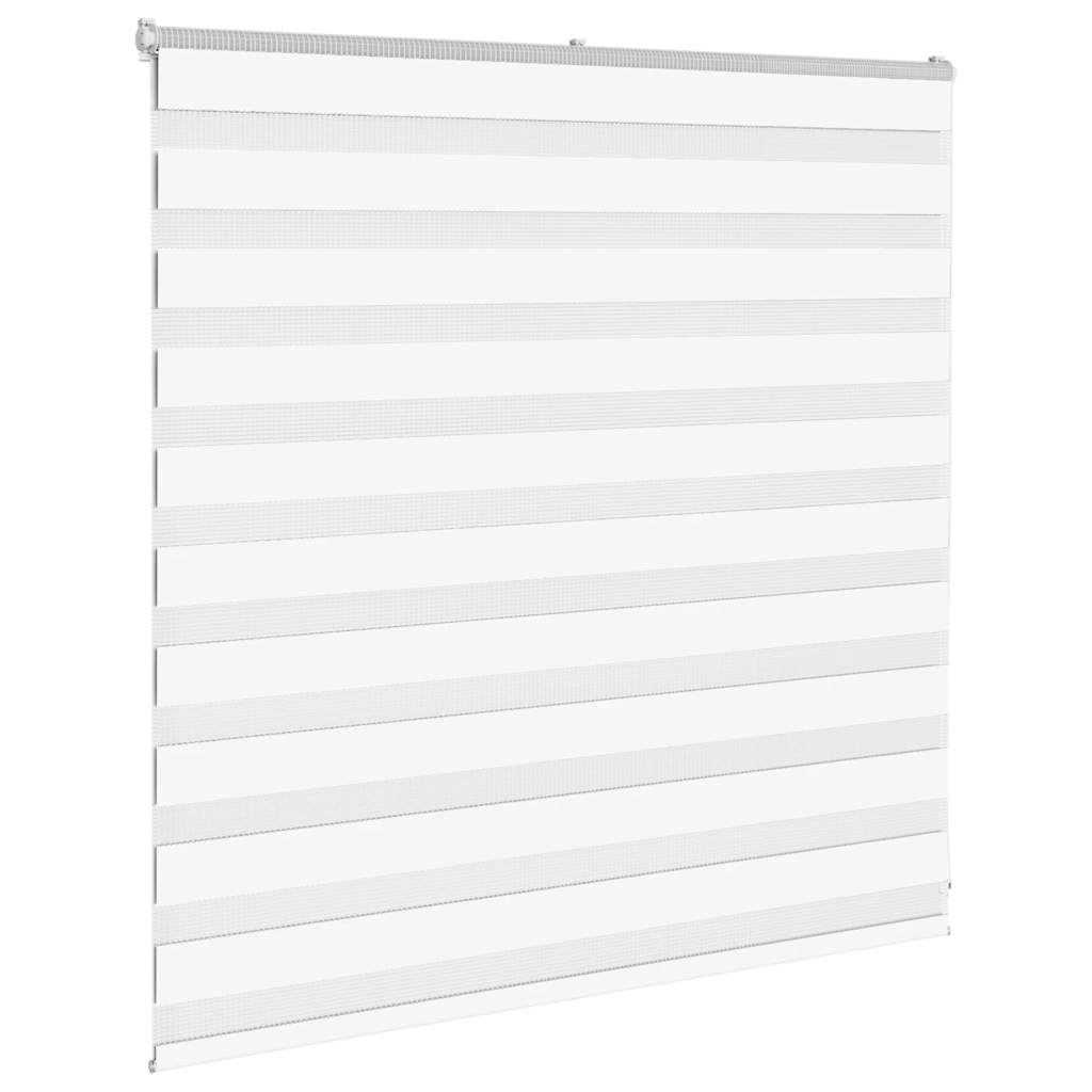 Thumbnail - vidaXL Zebrarollo Weiß 150x100 cm Stoffbreite 145,9 cm Polyester