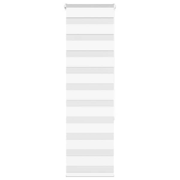 vidaXL Triibuline ruloo pruun 40x150 cm kanga laius 35,9 cm pol&uuml;ester