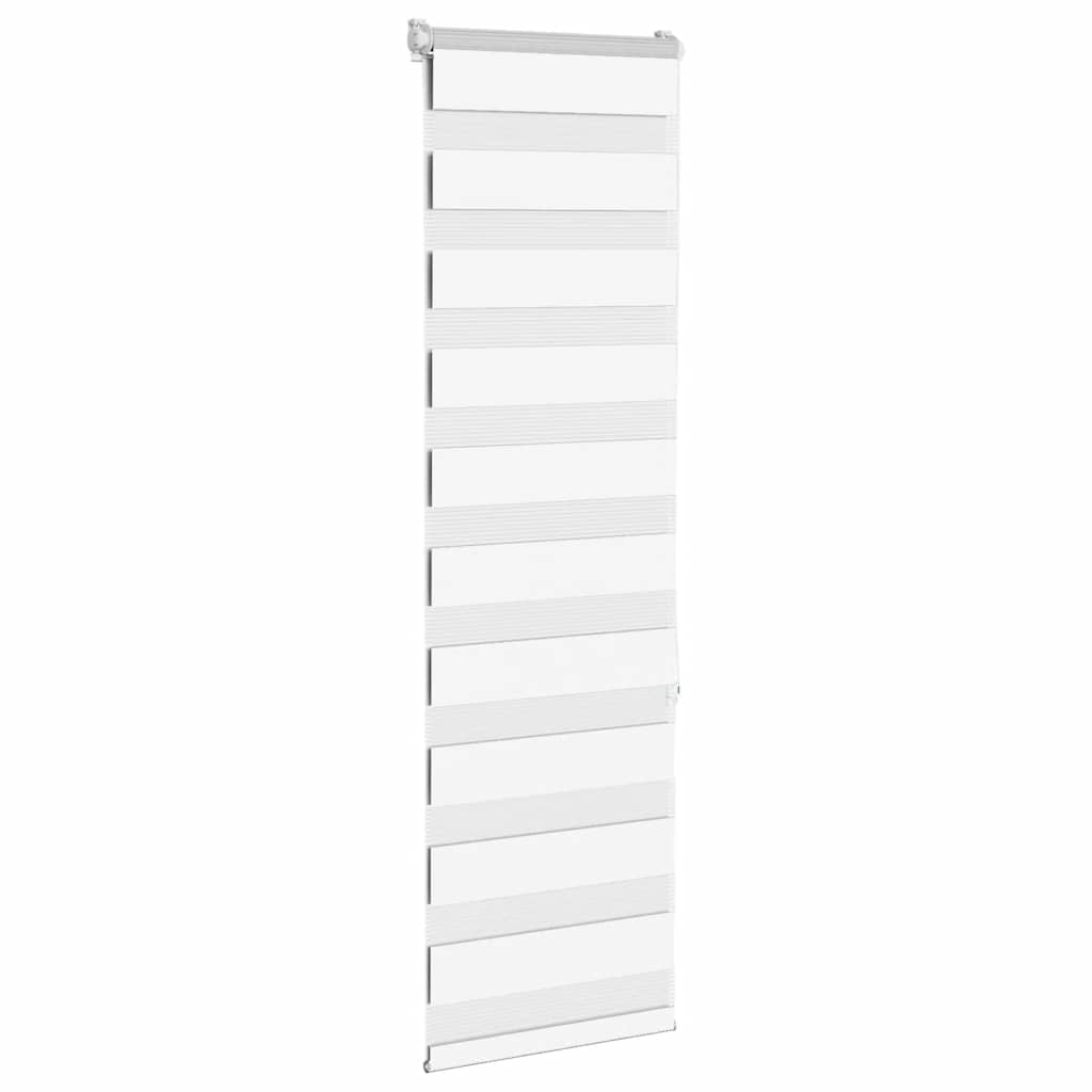 Thumbnail - vidaXL Zebrarollo Weiß 45x150 cm Stoffbreite 40,9 cm Polyester