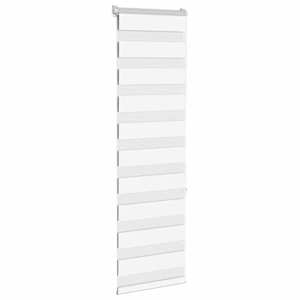 Zebra roleta bílá 45x150 cm šířka látky 40,9 cm polyester - obrázek 3