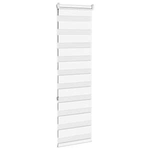 Zebra roleta bílá 45x150 cm šířka látky 40,9 cm polyester - obrázek 4