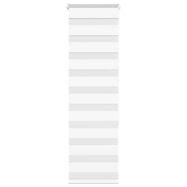 vidaXL Triibuline ruloo pruun 50x150 cm kanga laius 45,9 cm pol&uuml;ester