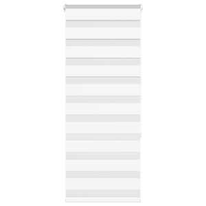 Zebra roleta bílá 55x150 cm šířka látky 50,9 cm polyester - obrázek 1