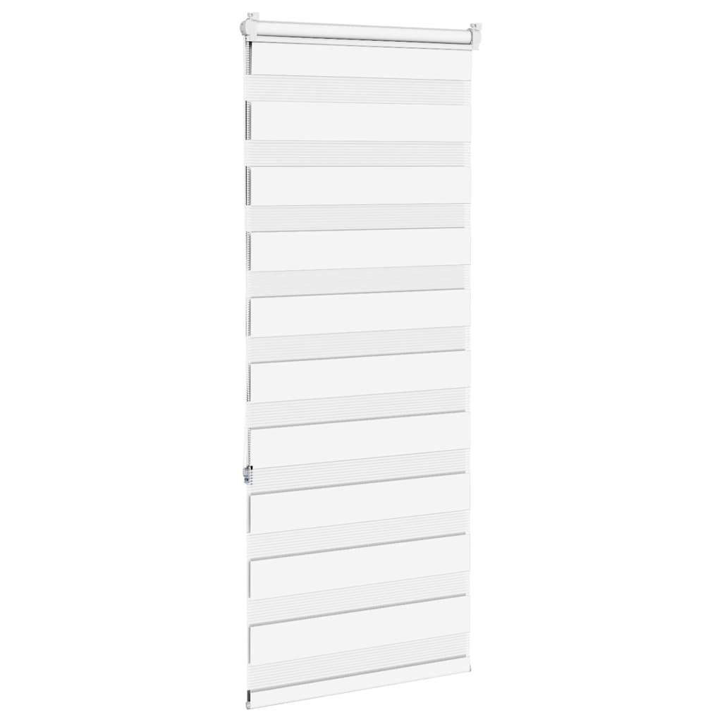 vidaXL Zebra rolgordijn 60x150 cm stofbreedte 55,9 cm polyester wit, foto 4