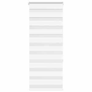 Zebra senčilo bela 65x150 cm tkanina širina 60,9cm poliester