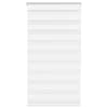 vidaXL Triibuline ruloo pruun 80x150 cm kanga laius 75,9 cm pol&uuml;ester