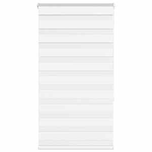 Zebra roleta bílá 80x150 cm šířka látky 75,9 cm polyester - obrázek 1