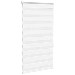 Zebra roleta bílá 80x150 cm šířka látky 75,9 cm polyester - obrázek 3
