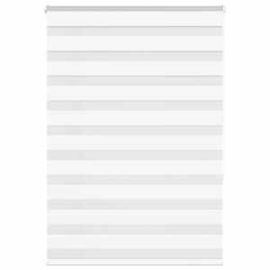 Zebra roleta bílá 100x150 cm šířka látky 95,9 cm polyester - obrázek 1