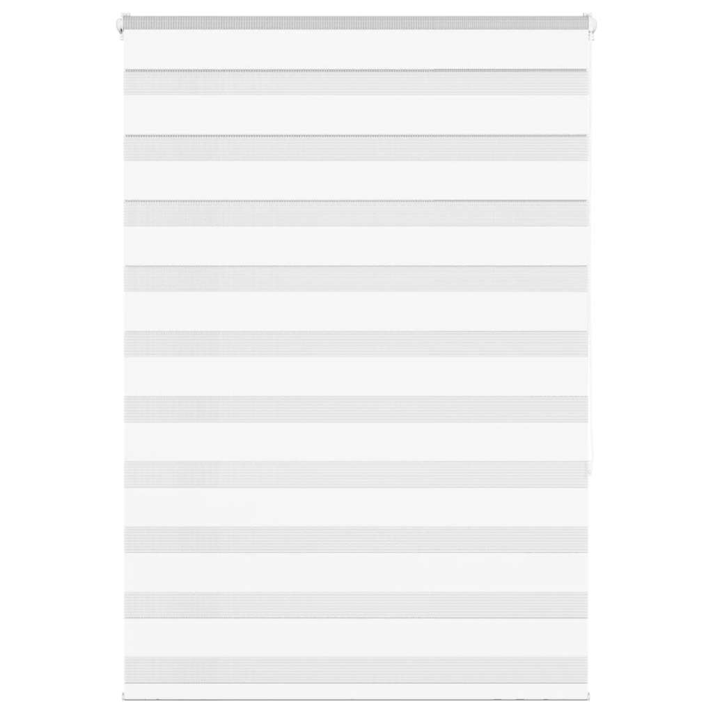 vidaXL Zebra roleta biela 105x150 cm šírka látky 100,9cm polyester