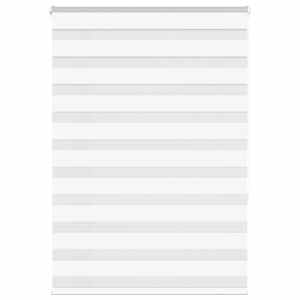 Zebra roleta bílá 110x150 cm šířka látky 105,9 cm polyester - obrázek 1