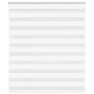 Zebra senčilo bela 120x150 cm tkanina širina 115,9cm poliester