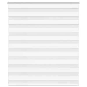 Zebra senčilo bela 130x150 cm tkanina širina 125,9cm poliester