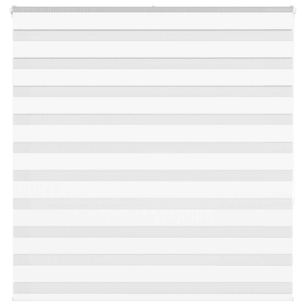 vidaXL Zebra roleta biela 140x150 cm šírka látky 135,9cm polyester