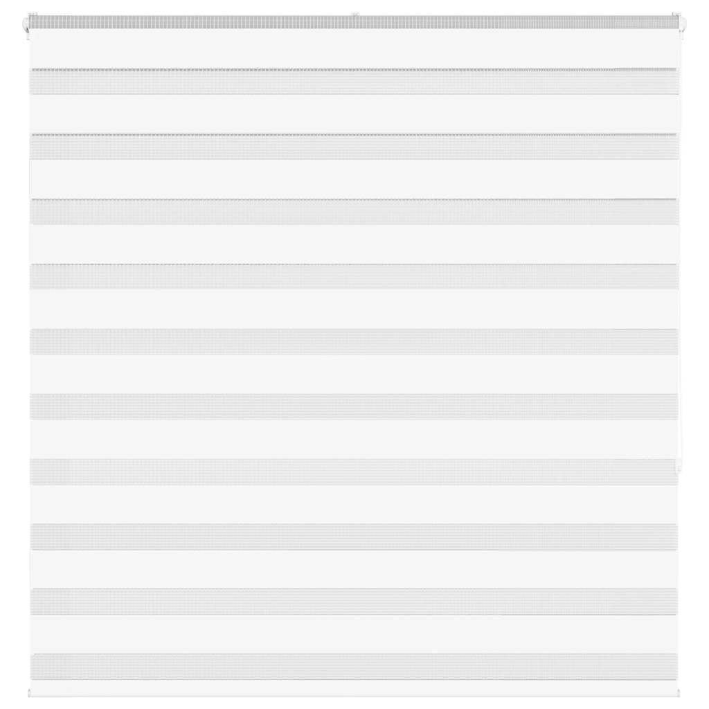 vidaXL Zebra roleta biela 145x150 cm šírka látky 140,9cm polyester
