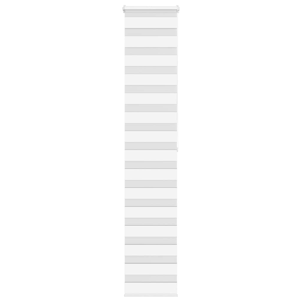 vidaXL Zebra roleta bílá 40x200 cm šířka látky 35,9 cm polyester