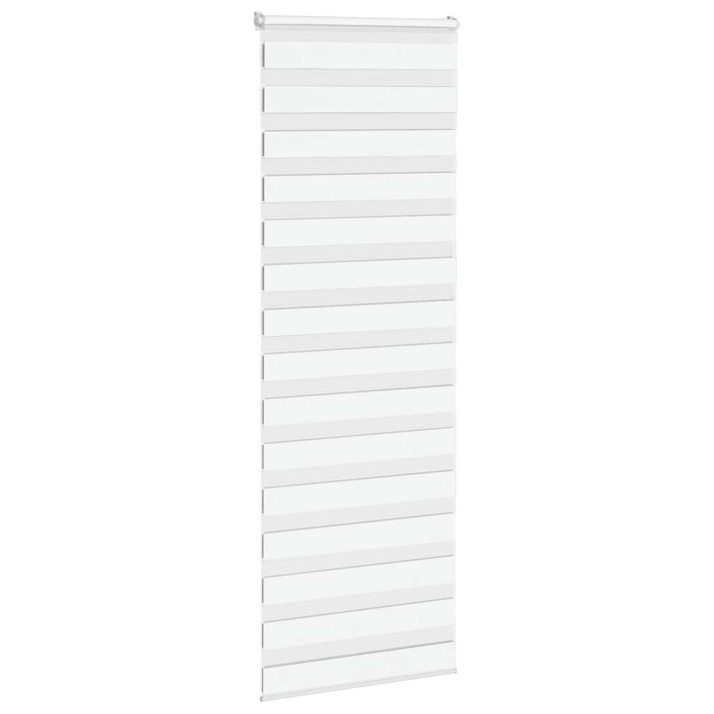 Thumbnail - vidaXL Zebrarollo Weiß 80x200 cm Stoffbreite 75,9 cm Polyester