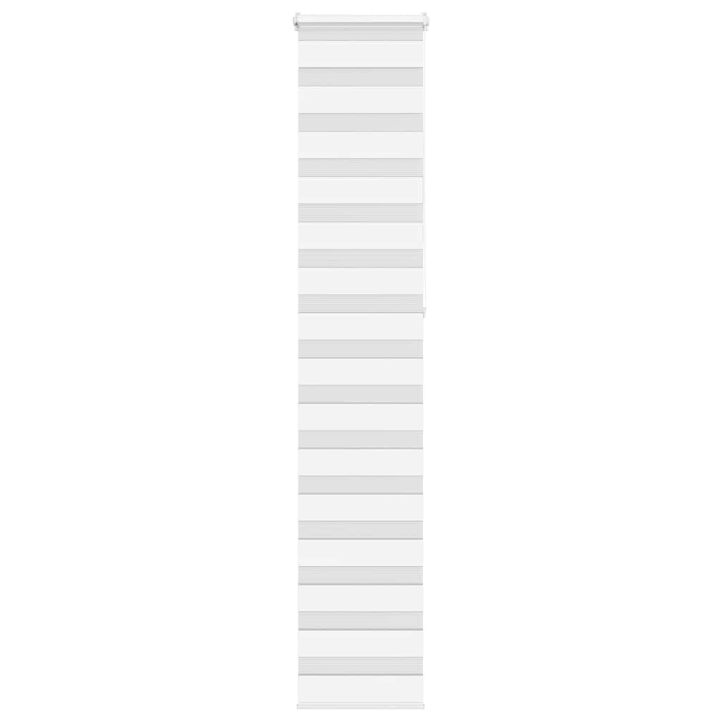 vidaXL Zebra roleta bílá 40x230 cm šířka látky 35,9 cm polyester