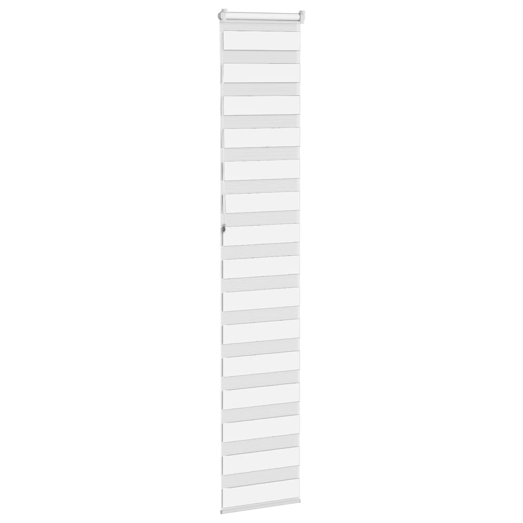 vidaXL Zebra rolgordijn 45x230 cm stofbreedte 40,9 cm polyester wit, foto 4