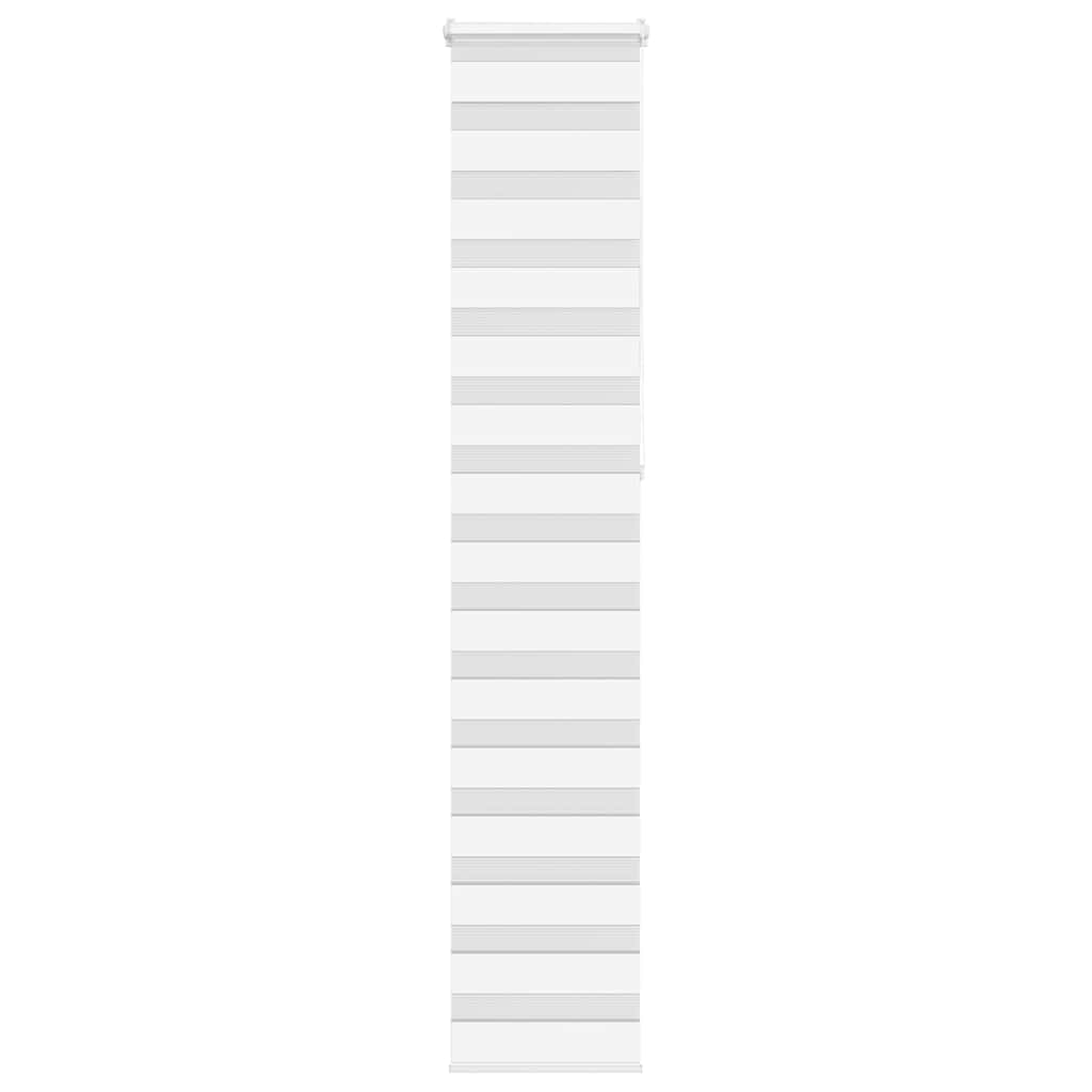 vidaXL Zebra roleta bílá 50x230 cm šířka látky 45,9 cm polyester