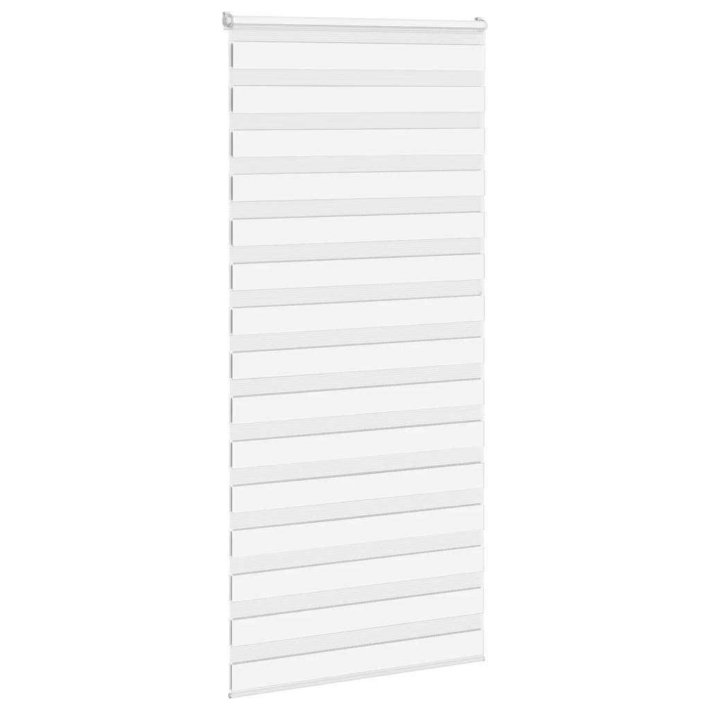 Thumbnail - vidaXL Zebrarollo Weiß 105x230 cm Stoffbreite 100,9 cm Polyester