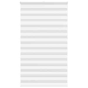 Zebra roleta bílá 120x230 cm šířka látky 115,9 cm polyester - obrázek 1