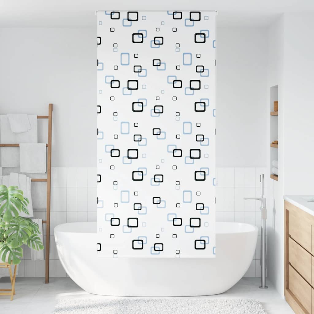 vidaXL Doucherolgordijn 100x240 cm stofbreedte 96 cm afbeelding