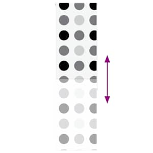 Sprchová roleta 70x240 cm Šířka látky 66 cm - obrázek 5