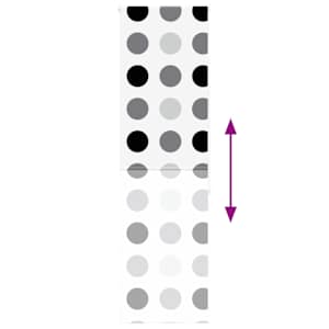 Sprchová roleta 80x240 cm Šířka látky 76 cm - obrázek 5
