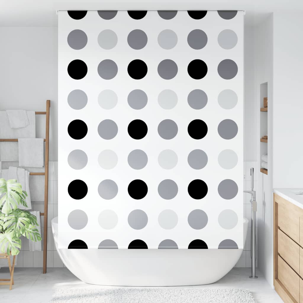 vidaXL Doucherolgordijn 150x240 cm stofbreedte 146 cm afbeelding