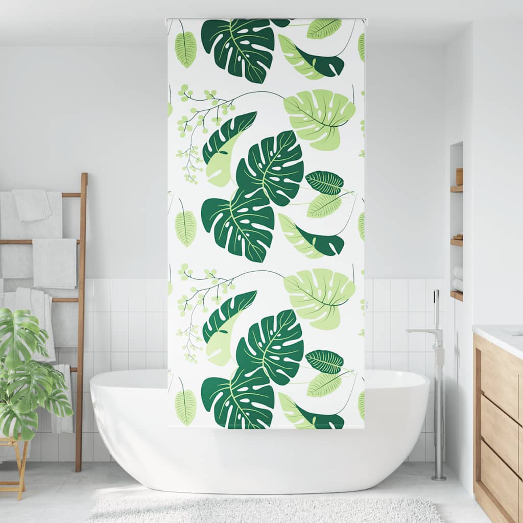 vidaXL Doucherolgordijn 100x240 cm stofbreedte 96 cm afbeelding