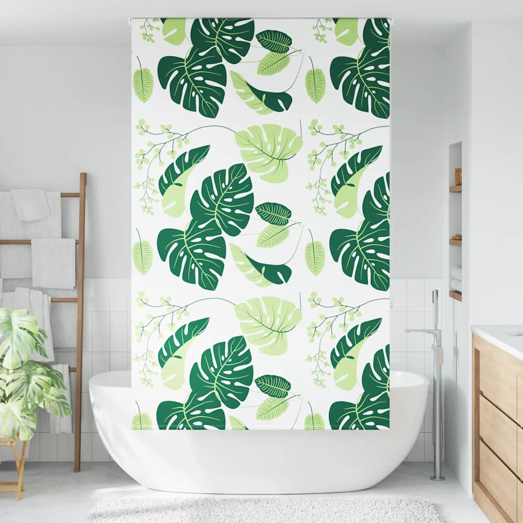 vidaXL Doucherolgordijn 130x240 cm stofbreedte 126 cm afbeelding
