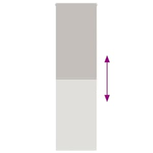 Sprchová roleta 60x240 cm Šířka látky 56 cm - obrázek 5