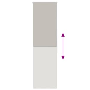 Sprchová roleta 70x240 cm Šířka látky 66 cm - obrázek 5
