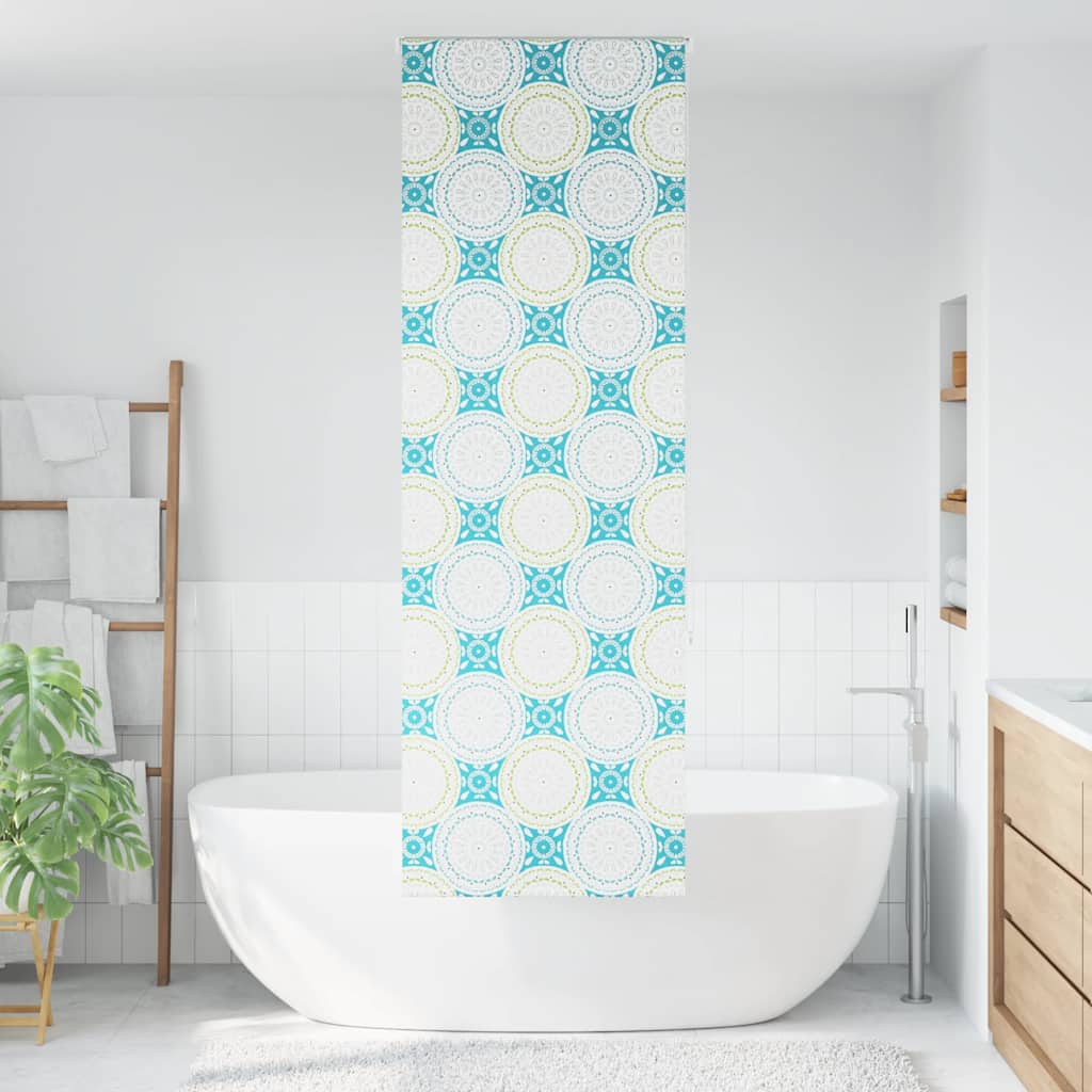 vidaXL Doucherolgordijn 70x240 cm stofbreedte 66 cm afbeelding