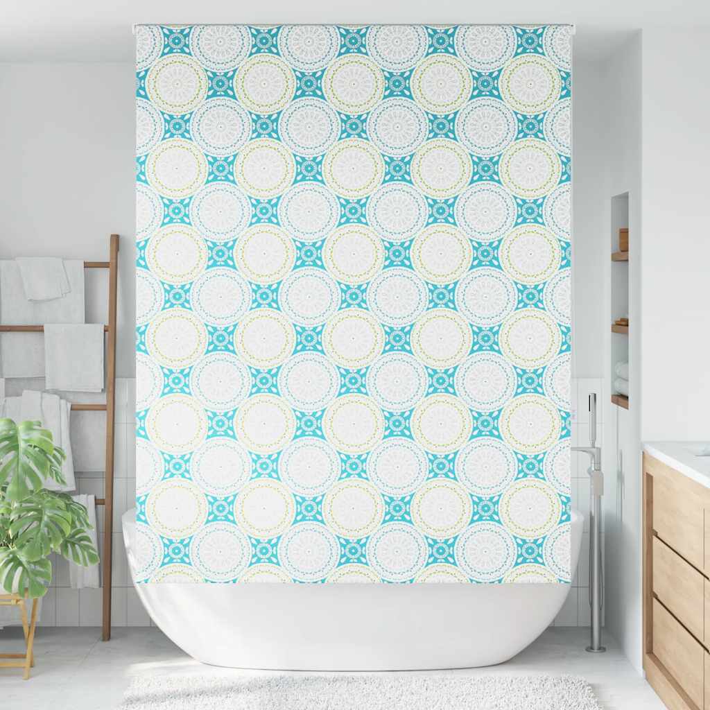 vidaXL Doucherolgordijn 150x240 cm stofbreedte 146 cm afbeelding