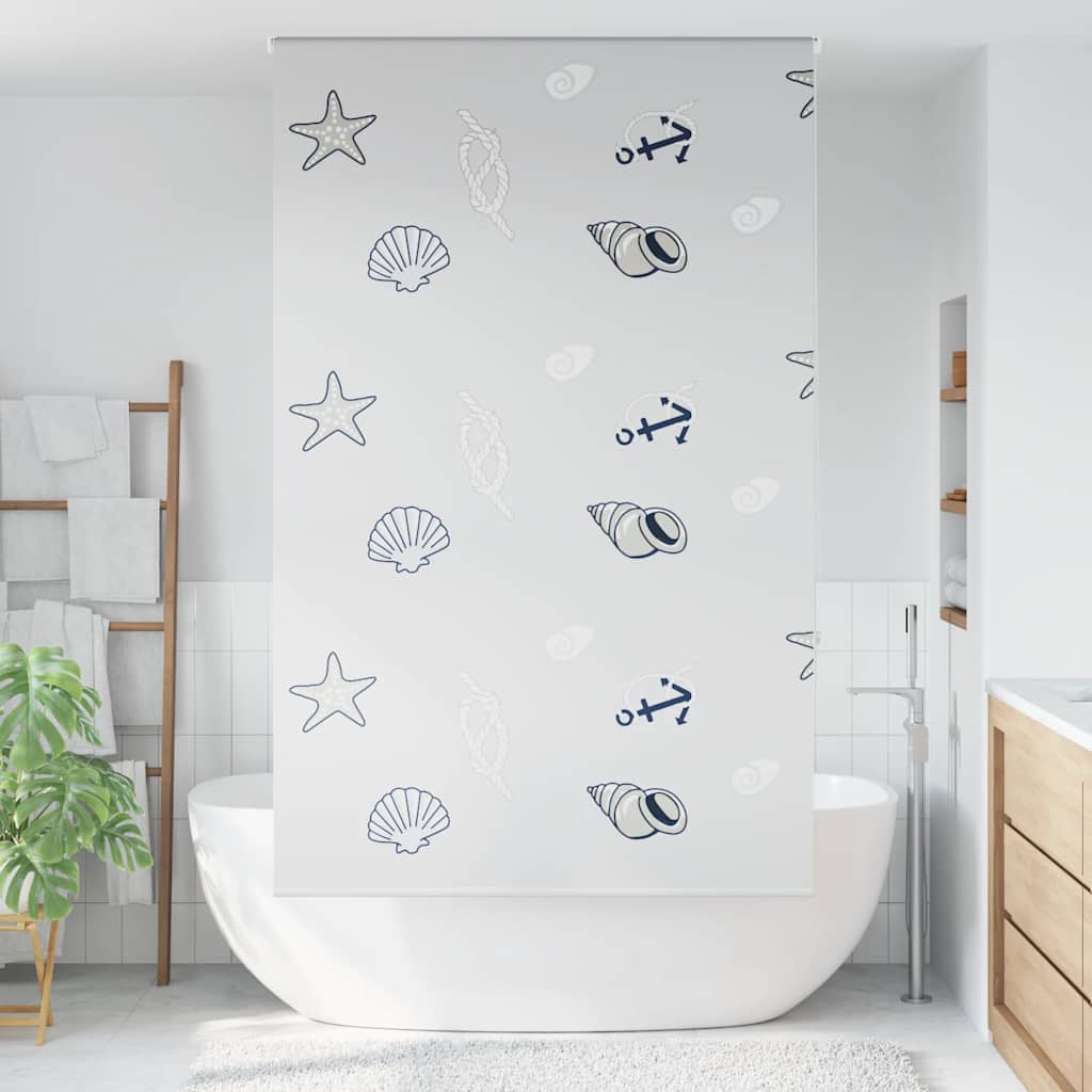 vidaXL Doucherolgordijn 140x240 cm stofbreedte 136 cm afbeelding