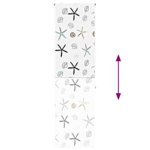 Sprchová roleta 80x240 cm Šířka látky 76 cm - obrázek 5