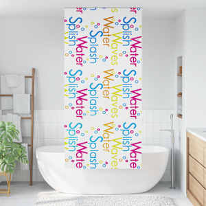 Sprchová roleta 90x240 cm Šířka látky 86 cm - obrázek 2