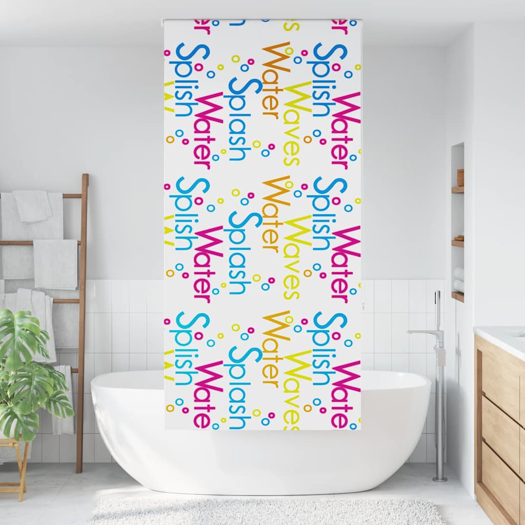 vidaXL Sprchová roleta, 100x240 cm, šírka látky 96 cm