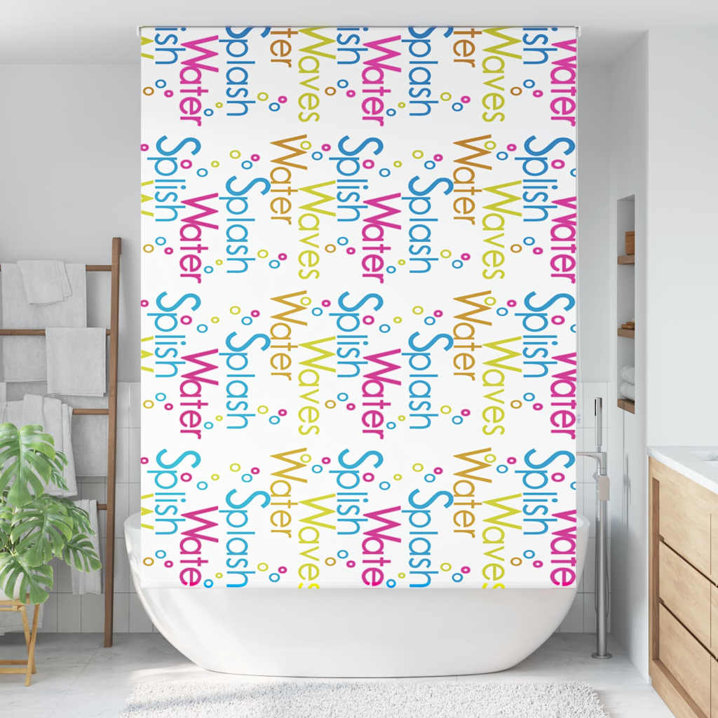 vidaXL Doucherolgordijn 150x240 cm stofbreedte 146 cm afbeelding