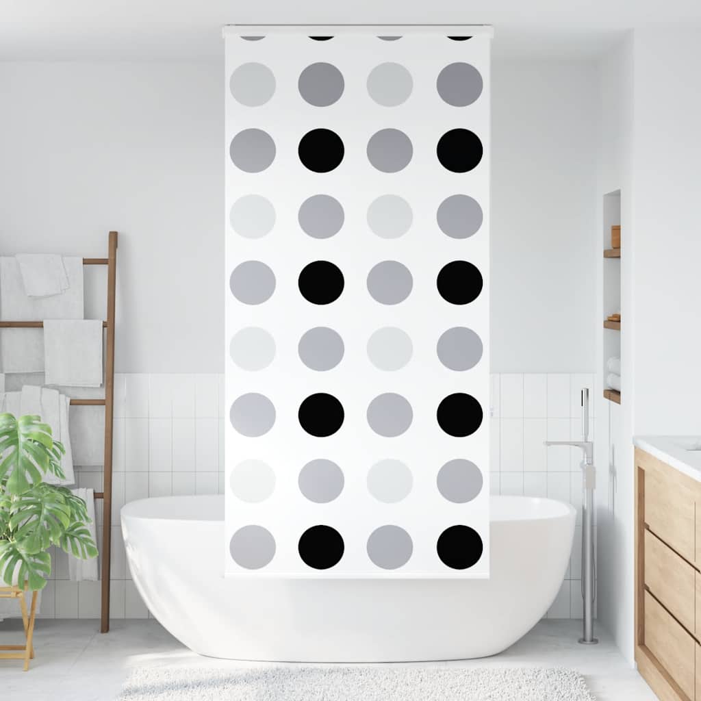 vidaXL Jaluză cu role de duș cu casetă 110x240cm lățime material 106cm