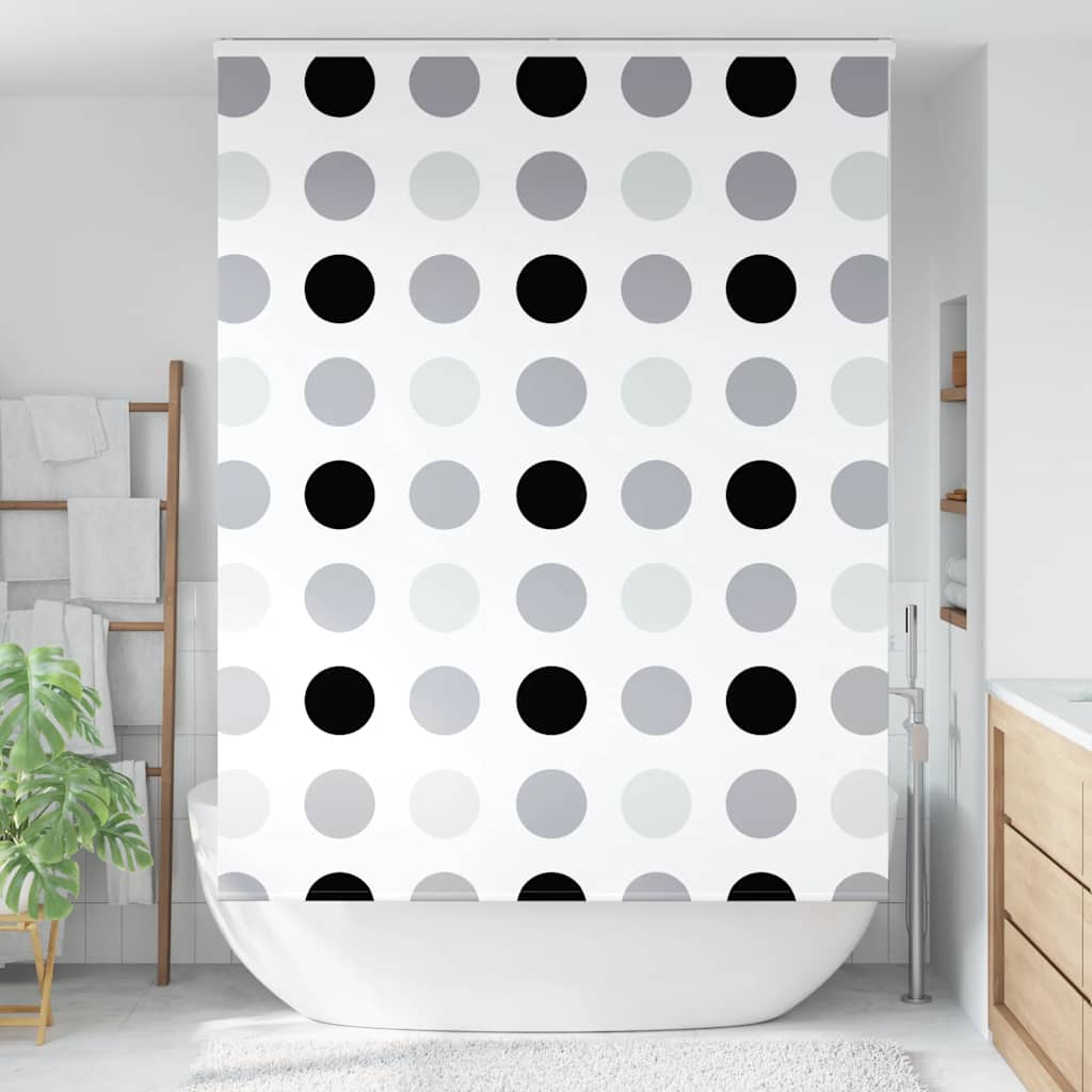 vidaXL Doucherolgordijn met cassette 160x240 cm stofbreedte 156 cm afbeelding