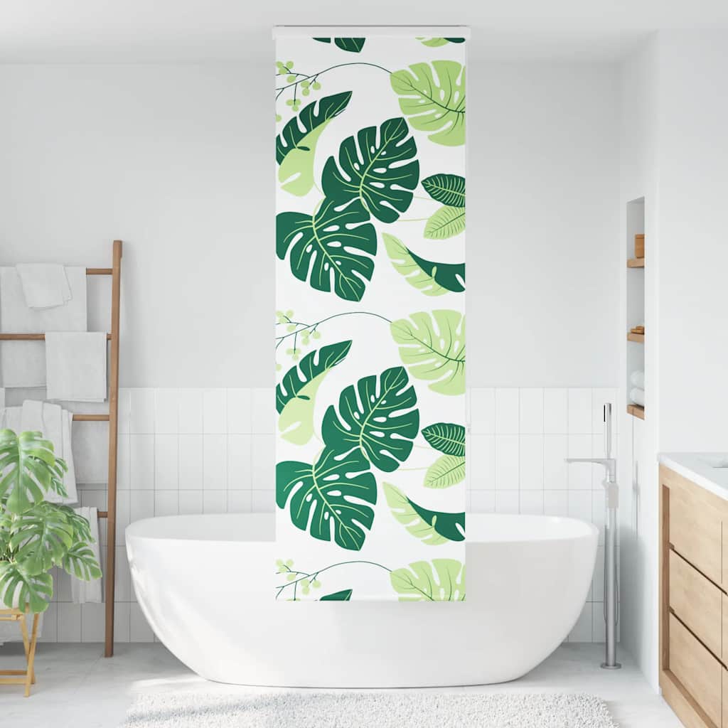 vidaXL Dusjrullgardin med kassett 70x240 cm Stoffbredde 66 cm