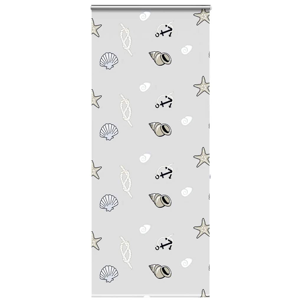 vidaXL Tenda a Rullo Doccia Cassonetto 90x240 cm Larghezza Tessuto