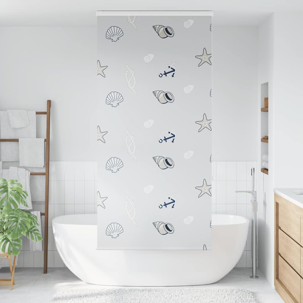 vidaXL Doucherolgordijn met cassette 90x240 cm stofbreedte 86 cm afbeelding