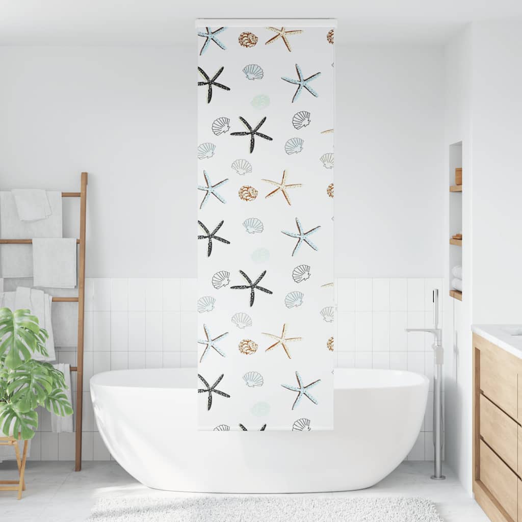 vidaXL Doucherolgordijn met cassette 70x240 cm stofbreedte 66 cm afbeelding