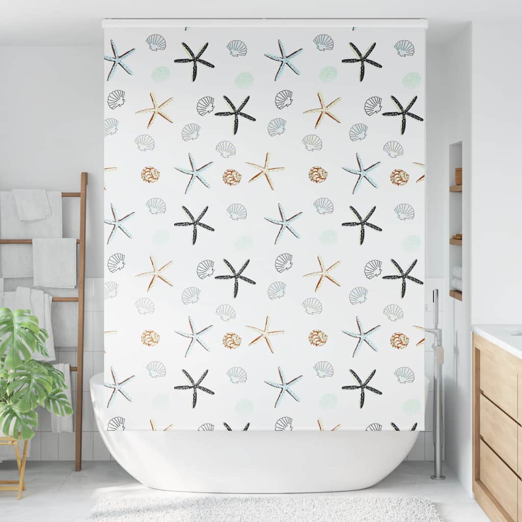 vidaXL Doucherolgordijn met cassette 150x240 cm stofbreedte 146 cm afbeelding